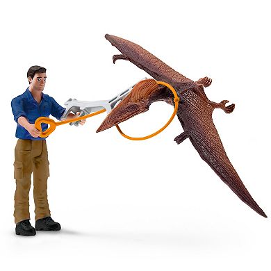 Schleich Dinosaurs: Jetpack Chase Figurine Playset
