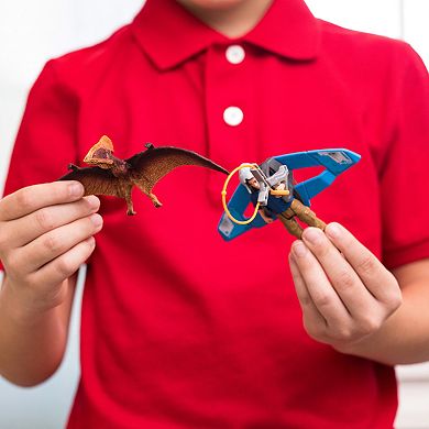 Schleich Dinosaurs: Jetpack Chase Figurine Playset