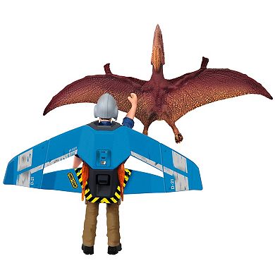 Schleich Dinosaurs: Jetpack Chase Figurine Playset