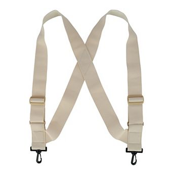 Elastic Tsa Compliant Side Clip Suspenders With Swivel Hook Ends