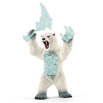 Schleich Eldrador Creatures: Blizzard Bear With Weapon Fantasy Action Figure