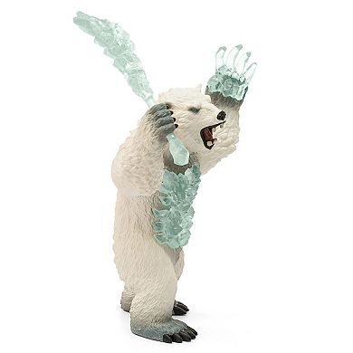 Schleich Eldrador Creatures: Blizzard Bear With Weapon Fantasy Action Figure
