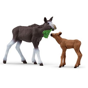 Schleich Wild Life: Moose Family Playset
