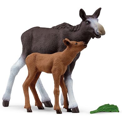 Schleich Wild Life: Moose Family Playset