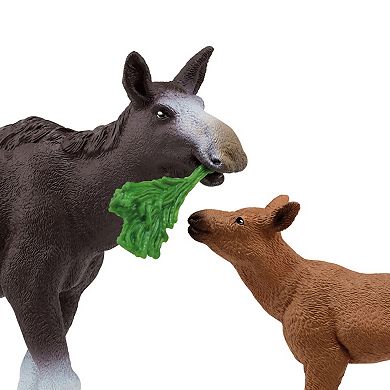 Schleich Wild Life: Moose Family Playset