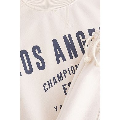 Girls 4-12 NEXT Graphic 2-pc. Sweat Set