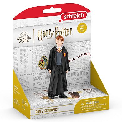 Schleich Wizarding World of Harry Potter: Ron & Scabbers Collectible Figurines