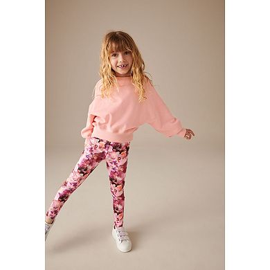Girls 4-12 NEXT Floral Legging & Crew Set