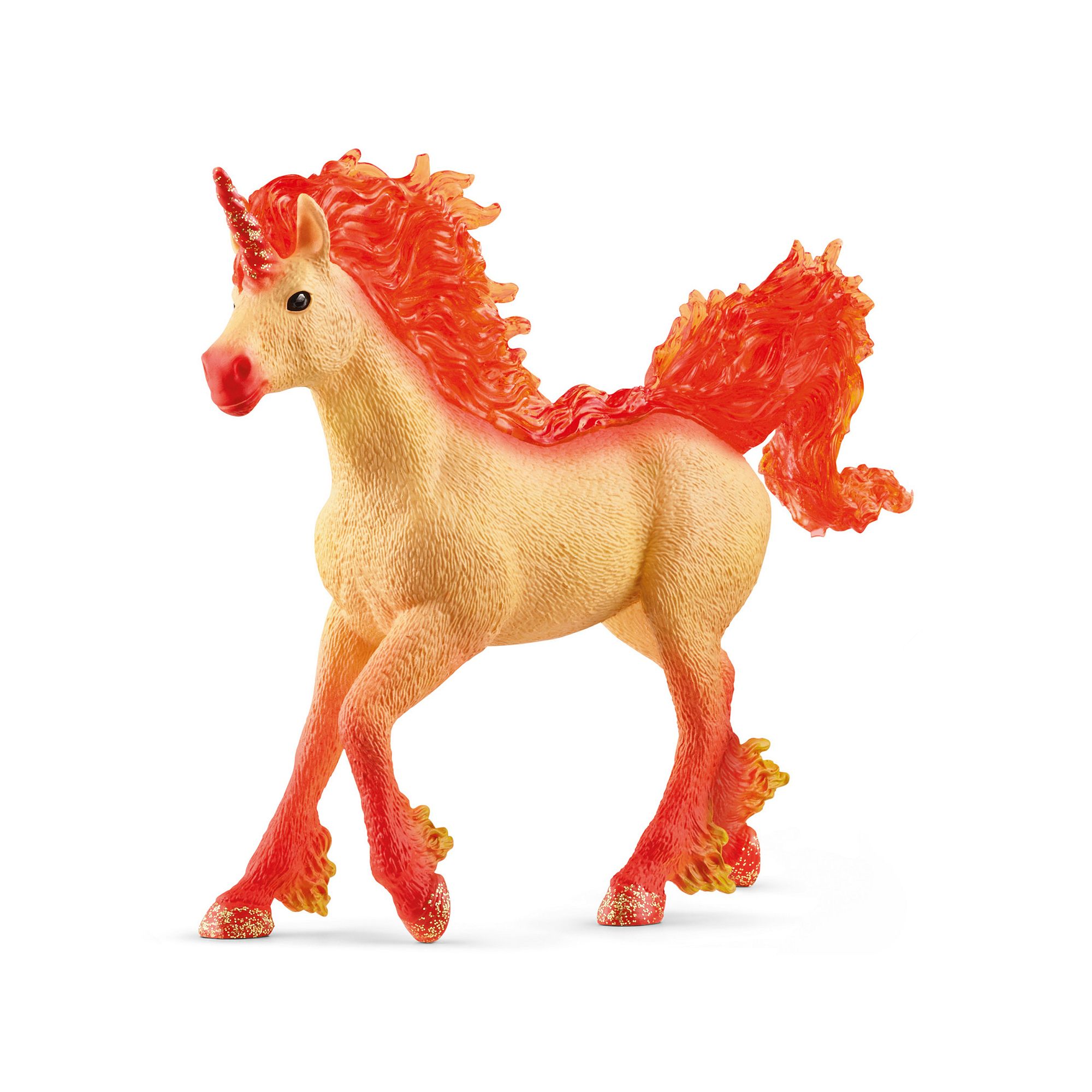 Schleich Bayala: Elementa Fire Unicorn Stallion Figurine, Multi