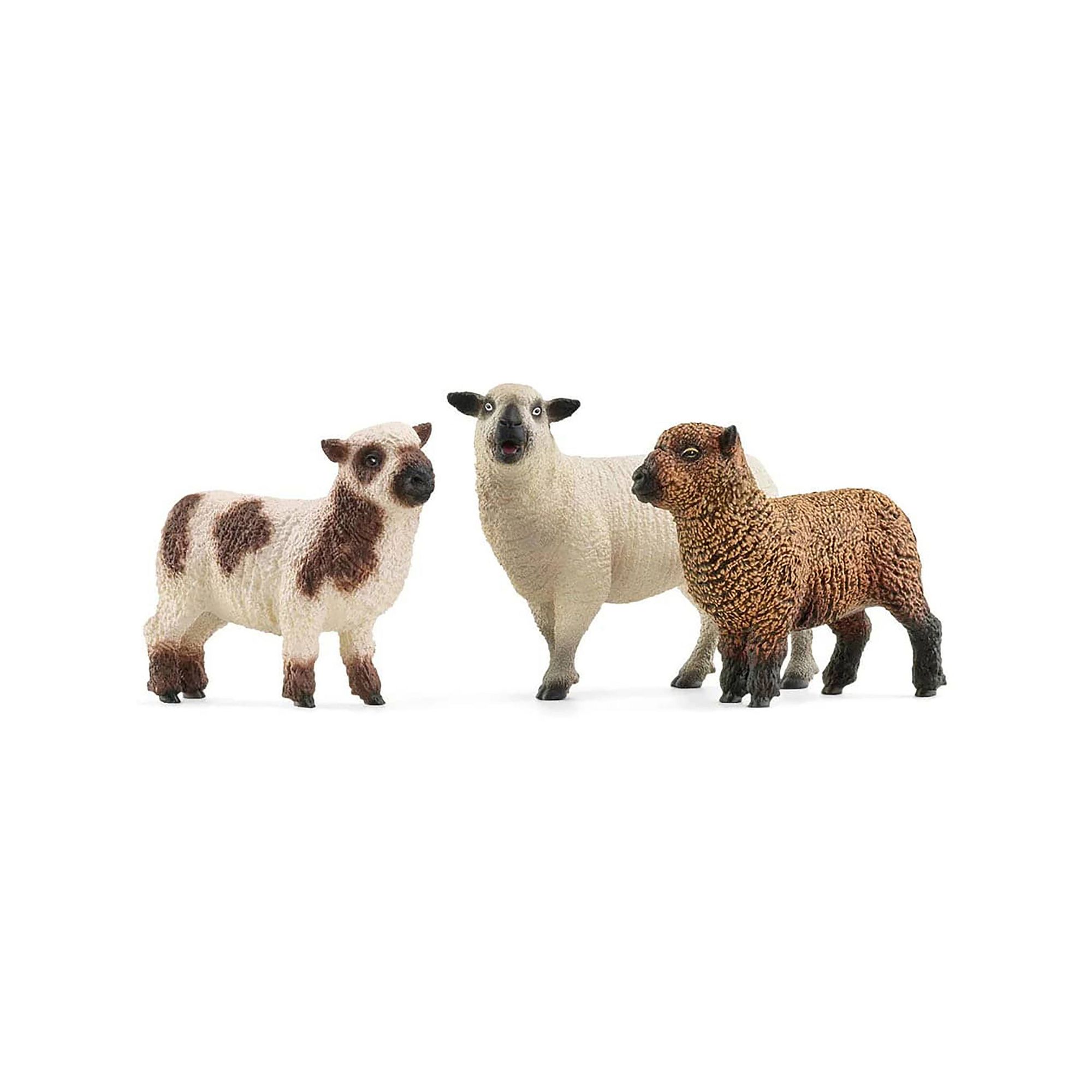 Schleich Farm World: 3-Piece Sheep Friends Animal Figures, Multi