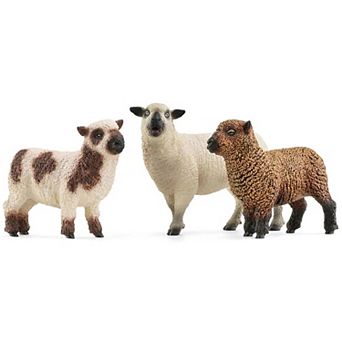Schleich Farm World: 3 pc Sheep Friends Animal Figures