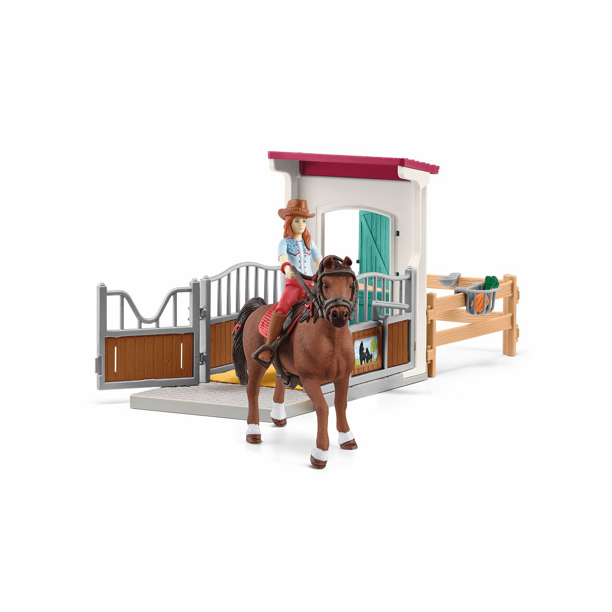 Schleich Horse Club: Hannah & Cayenne Horse & Rider Figurine Playset, Multi