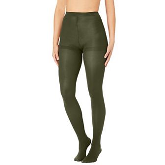 Comfort Choice Women's Plus Size Opaque Tights