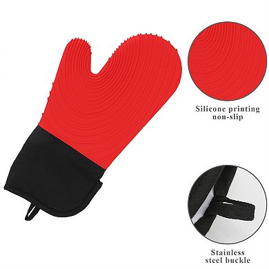 Popular Bath Silicone Twirl Oven Mitt Set