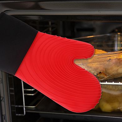 Popular Bath Silicone Twirl Oven Mitt Set