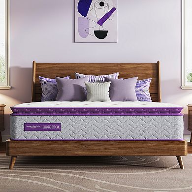 Sersper 14 In Memory Foam Hybrid Mattress Pillow Top Pocket Spring Mattress In A Box