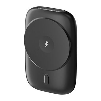 Brookstone 5000 Mah Magnetic Charging Wireless Power Bank With Stand And Iwatch Charger