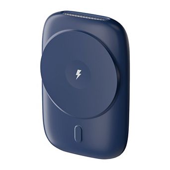 Brookstone 5000 Mah Magnetic Charging Wireless Power Bank With Stand And Iwatch Charger