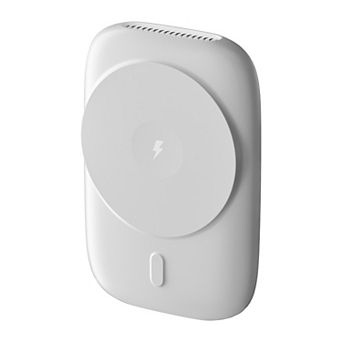 Brookstone 5000 Mah Magnetic Charging Wireless Power Bank With Stand And Iwatch Charger