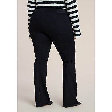 ELOQUII Women's Plus Size Miracle Flawless Flare Leg Pant
