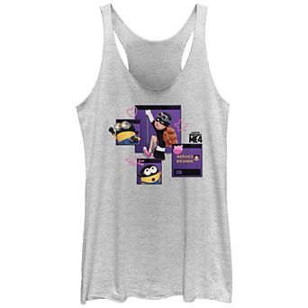 Juniors' Despicable Me 4 Minions Heroes Beware Tabs Racerback Tank Top