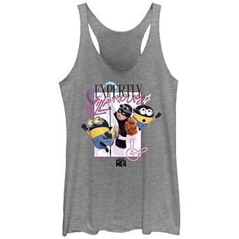 Juniors' Despicable Me 4 Minions Expertly Villainous Racerback Tank Top