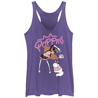 Juniors' Despicable Me 4 Always Poppin' Racerback Tank Top