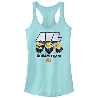 Juniors' Despicable Me 4 Minions AVL Dream Team Racerback Tank Top