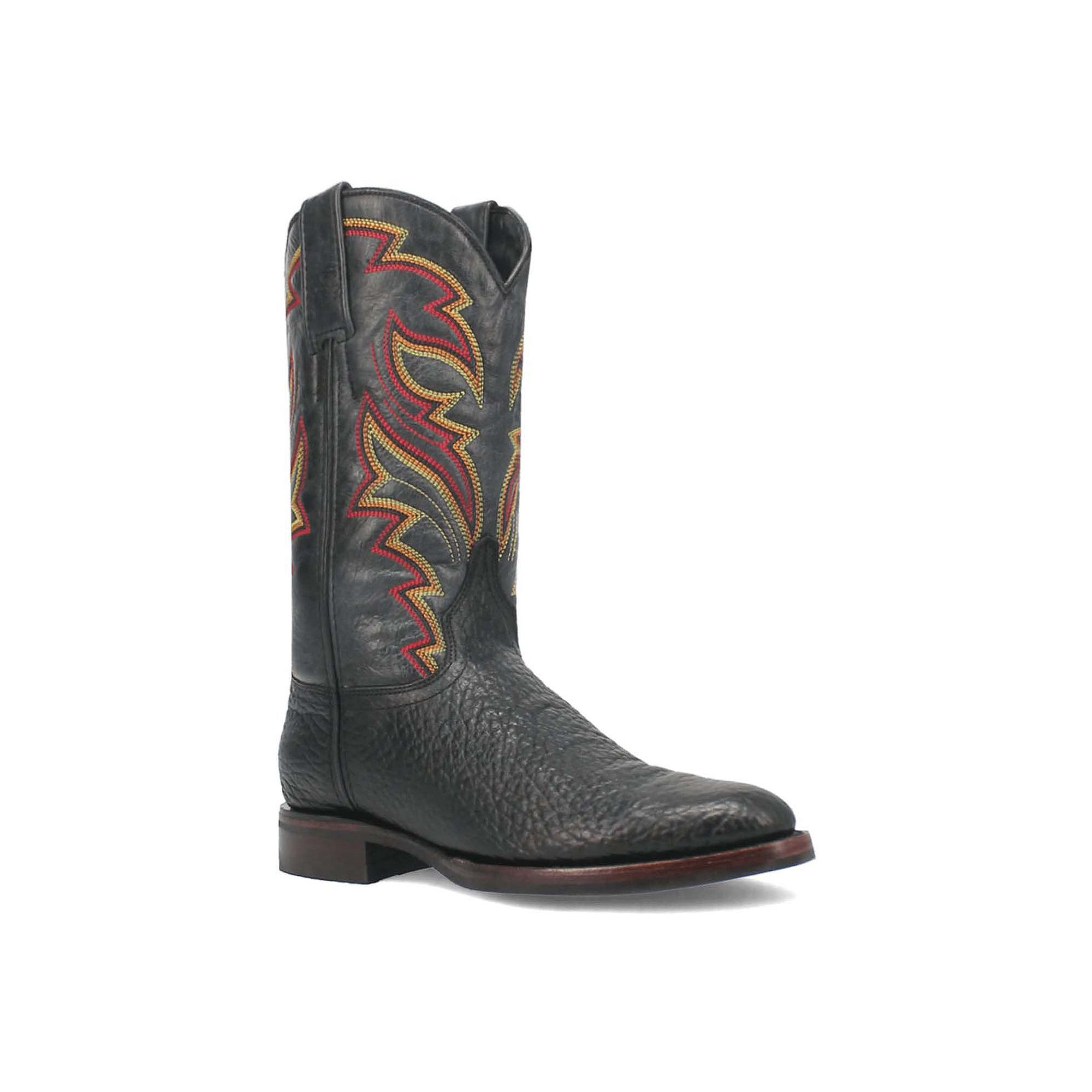 Dingo Young Gun Mens Leather Boots, Size: 8, Black