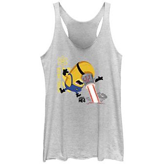 Juniors' Despicable Me 4 Minions Going Mega Racerback Tank Top