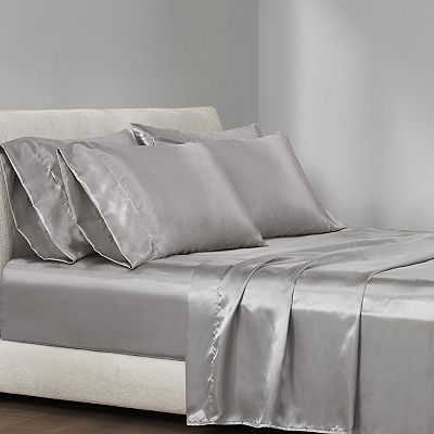 N Natori Silky Smooth Satin 6PC Sheet Set