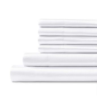 N Natori Silky Smooth Satin 6 pc Sheet Set
