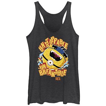 Juniors' Despicable Me 4 Minions Unstoppable Racerback Tank Top