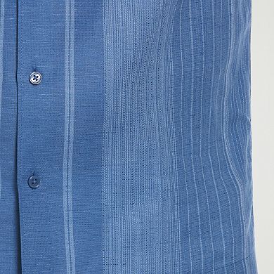 Men's Cubavera Linen Button-Down Shirt
