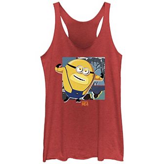 Juniors' Despicable Me 4 Minions Big Dave Racerback Tank Top