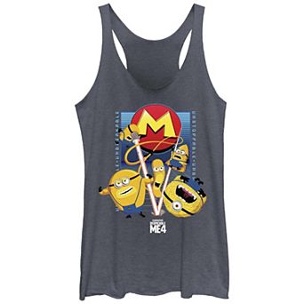 Juniors' Despicable Me 4 Mighty Minions Racerback Tank Top