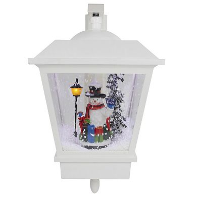 Northlight LED Lighted Musical Snowman Christmas Street Lamp Decoration