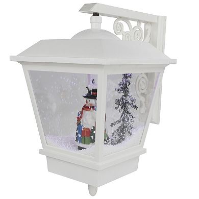 Northlight LED Lighted Musical Snowman Christmas Street Lamp Decoration