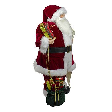 Northlight 32" Traditional Santa Claus Christmas Figure Floor Décor