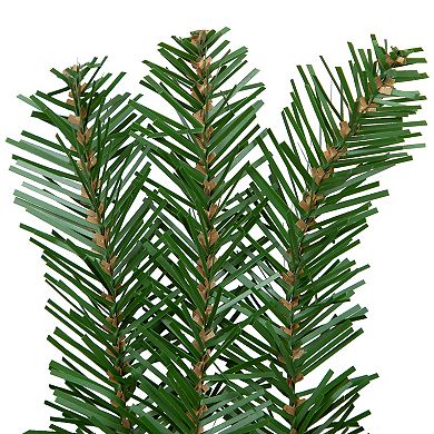 Northlight Pre-Lit Eastern Pine Artificial Christmas Wreath 36-Inch with Clear Lights