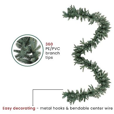 Northlight 9-ft. Real Touch Washington Frasier Fir Artificial Christmas Garland - Unlit