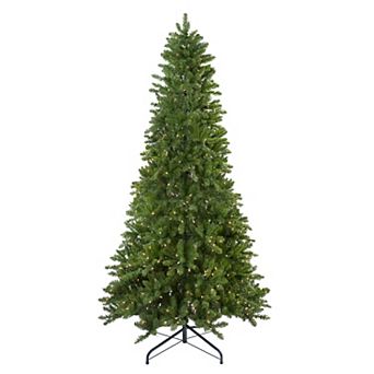 Northlight 7.5' Pre-Lit Slim Eastern Pine Artificial Christmas Tree with Clear Lights