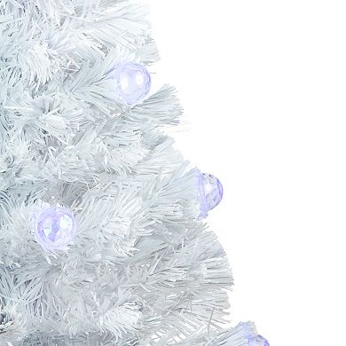 Northlight 3 ft. Pre-Lit White Fiber Optic Artificial Christmas Tree