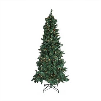 Northlight 9 ft. Pre-lit Slim Pine Artificial Christmas Tree
