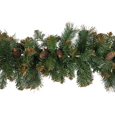 Northlight 9 ft. x 10 in. Pre-Lit Yorkville Pine Artificial Christmas Garland