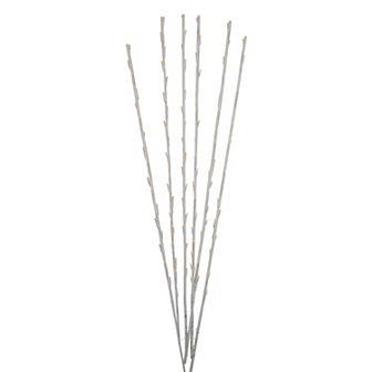 Northlight 6 pc 4-ft. Yellow LED Yellow Branch Spray Christmas Pathway Markers Set