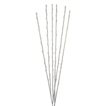 Northlight 6 pc 4-ft. Yellow LED Yellow Branch Spray Christmas Pathway Markers Set