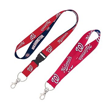 WinCraft Washington Nationals 2-Pack Lanyard with Detachable Buckle & Key Strap Set