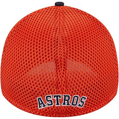 Men's New Era Navy Houston Astros Team Neo 39THIRTY Flex Hat