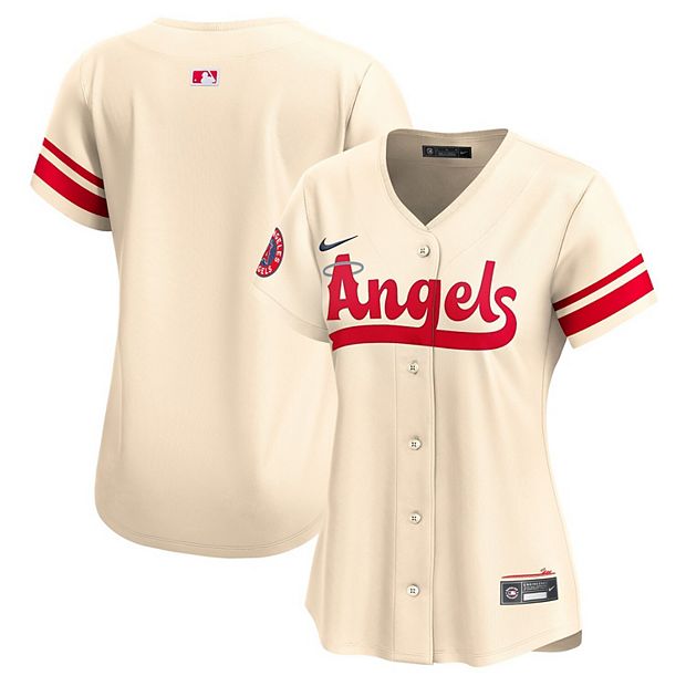 売れ筋商品|||ナイキ カットソー トップス レディース Women's Cream San Francisco Giants  Limited Jersey Cream Women's Nike Cream Los Angeles Angels City Connect Limited